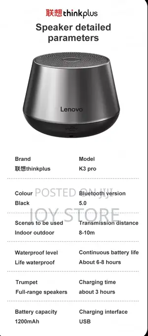 Kk3 Pro Lenovo Speaker Used