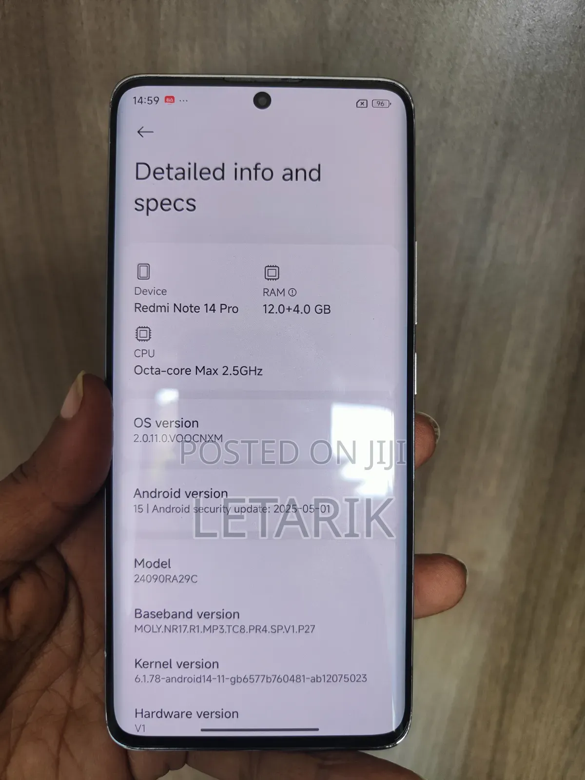 Xiaomi Redmi Note 14 Pro 5G 256 GB White