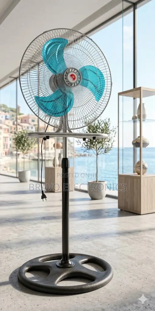 Crown Industrial Standing Fan 100w – Heavy Duty Cooling Solution