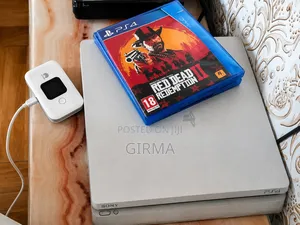 Sony Playstation 4 Slim (Used) With 2 Games - Red Dead Fifa