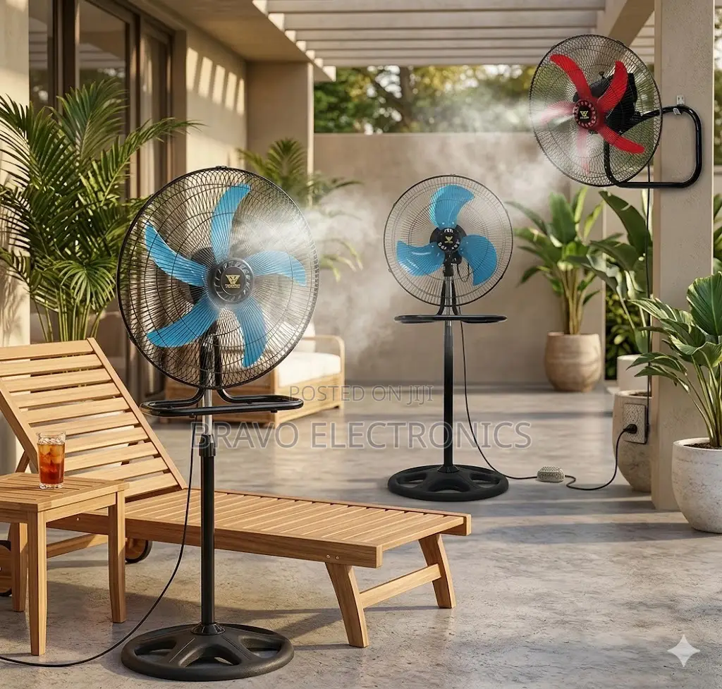 Crown Standing Fan 18” – 3 In 1 | 100w | Strong Silent Cooling