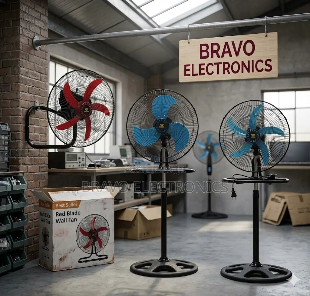 Crown Standing Fan 18” – 3 In 1 | 100w | Strong Silent Cooling