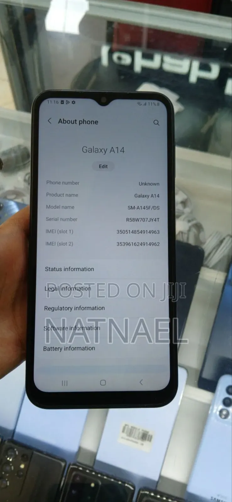 Samsung Galaxy A14 64 GB Black