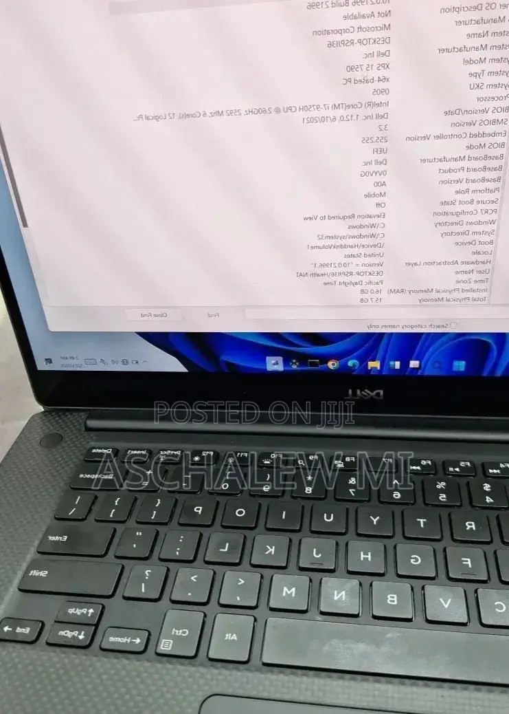 New Laptop Dell XPS 15 16GB Intel Core i7 SSD 512GB