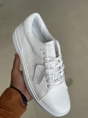 Clarks White Smooth Men's Shoes