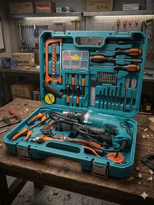 Makita Electric Drill With Full Accessories –Professional Tool Kit