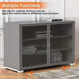 Adjustable Moving Roller Wheels Stand With Brake.