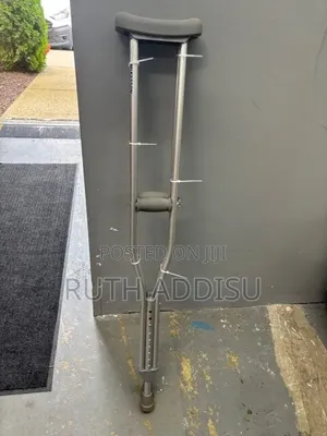 These Are Aluminum Underarm Crutches, Designed for Adjustable Mobility
