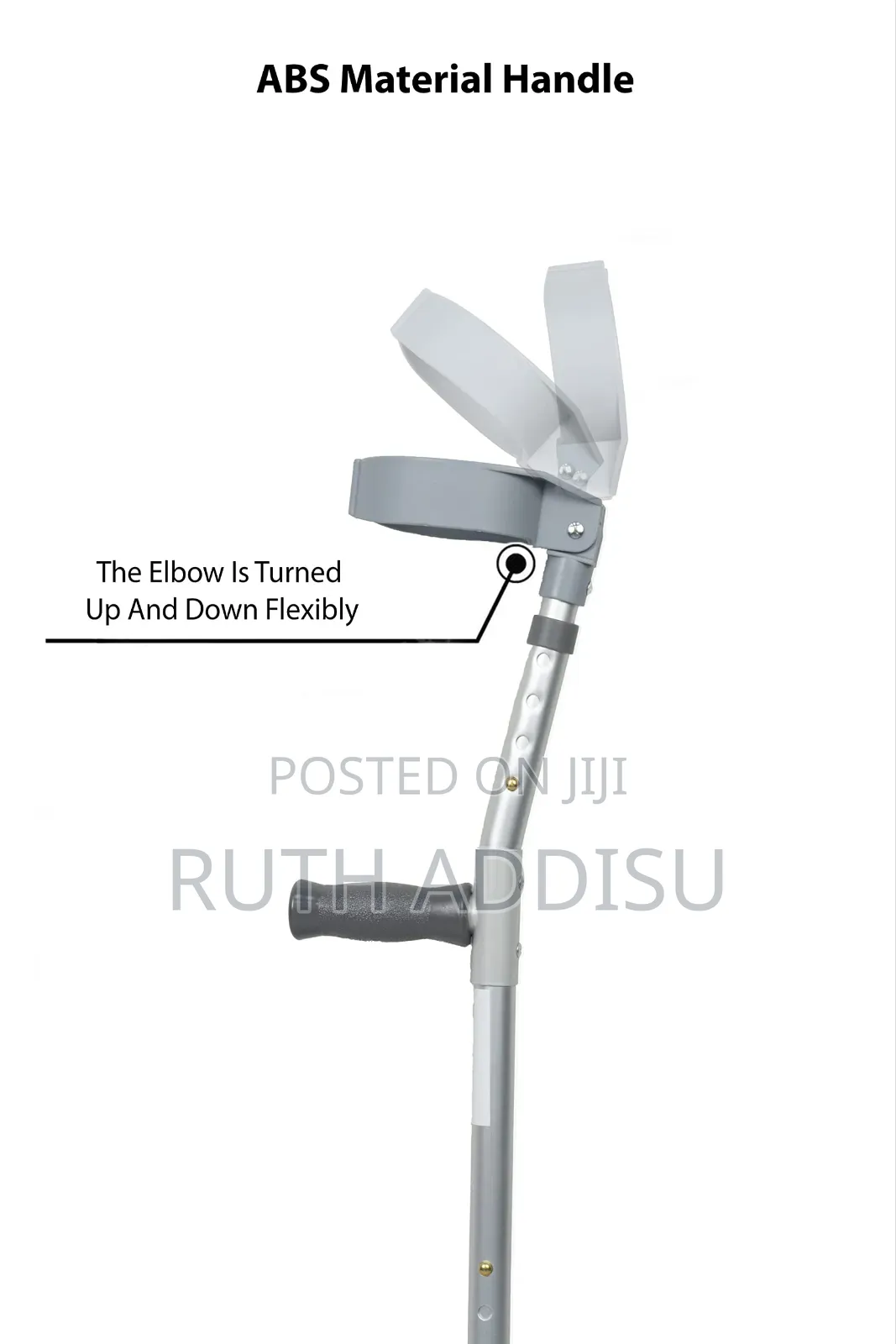 Lightweight Aluminum Forearm Crutches Designed for Ergonomic Comfort