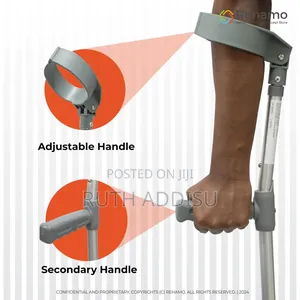 Lightweight Aluminum Forearm Crutches Designed for Ergonomic Comfort