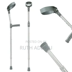 Pair of Crutches for Adults(X2 Units Closed Elblw Crutches ኤልቦ ክራንች