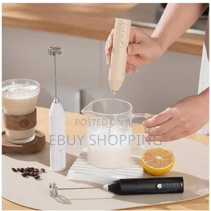 Usb Rechargeable Milk Frother With Egg Beater Stick – Food Safe