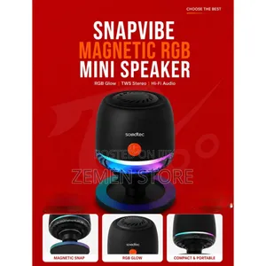 Soundtec Snapvibe Magnetic RGB Mini Speaker