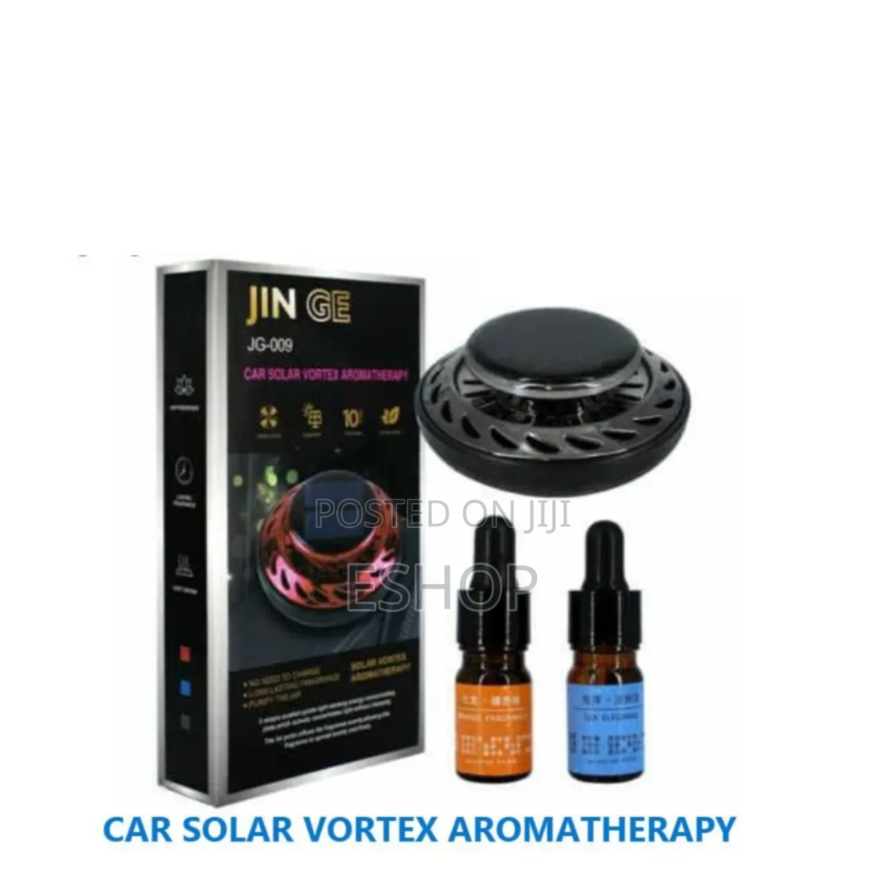Vortex Solar Aromatherapy Device – Humidifier Fragrance for Auto