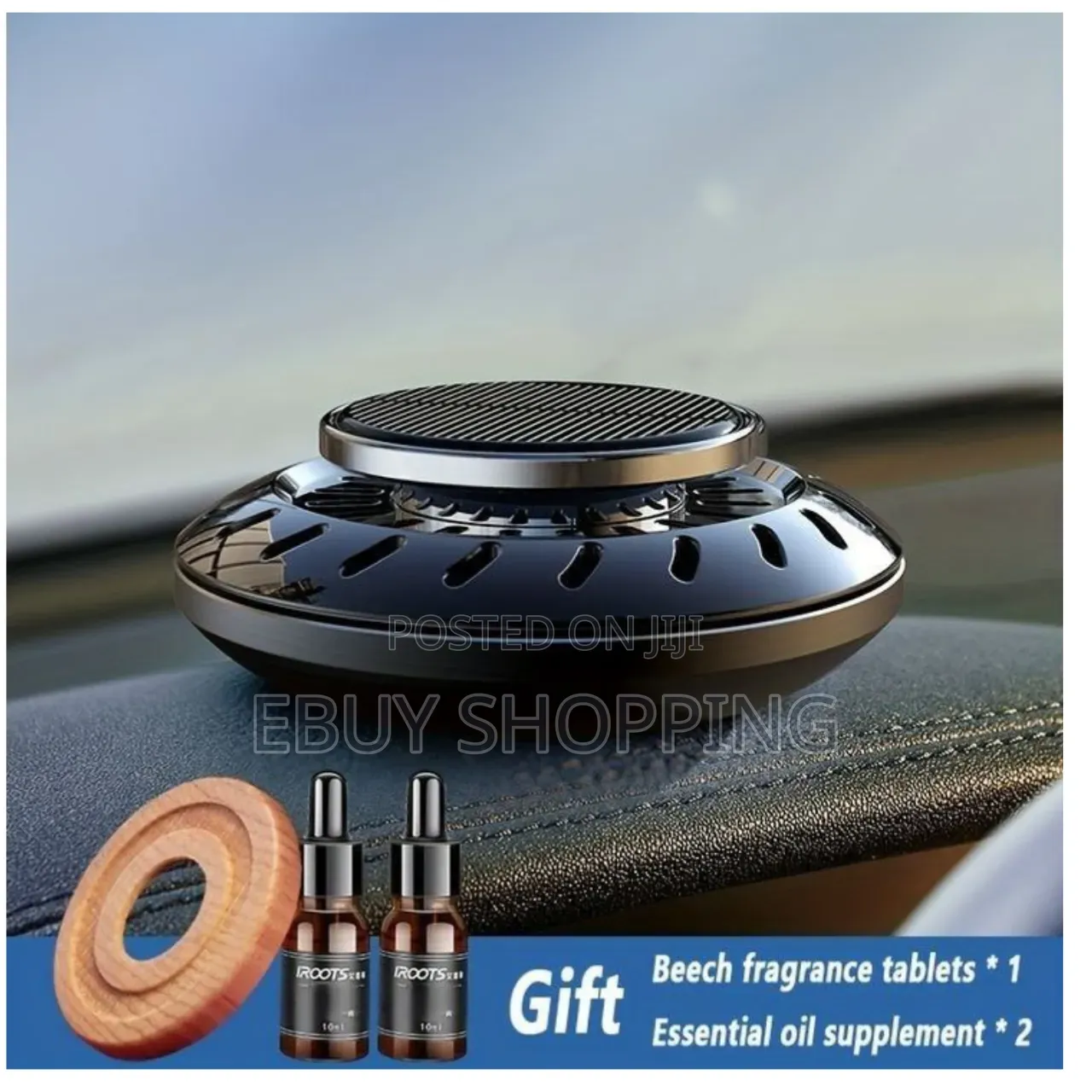 Car Solar Cool Mist Humidifier – Long-Lasting Fragrance Air Cleaner