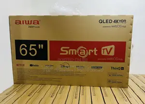Aiwa Tv 65inch Qled Smart Tv Webos Hub, HDR