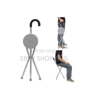 Emergency Rest Cane – Folds From Walking Stick to Stool in Seconds