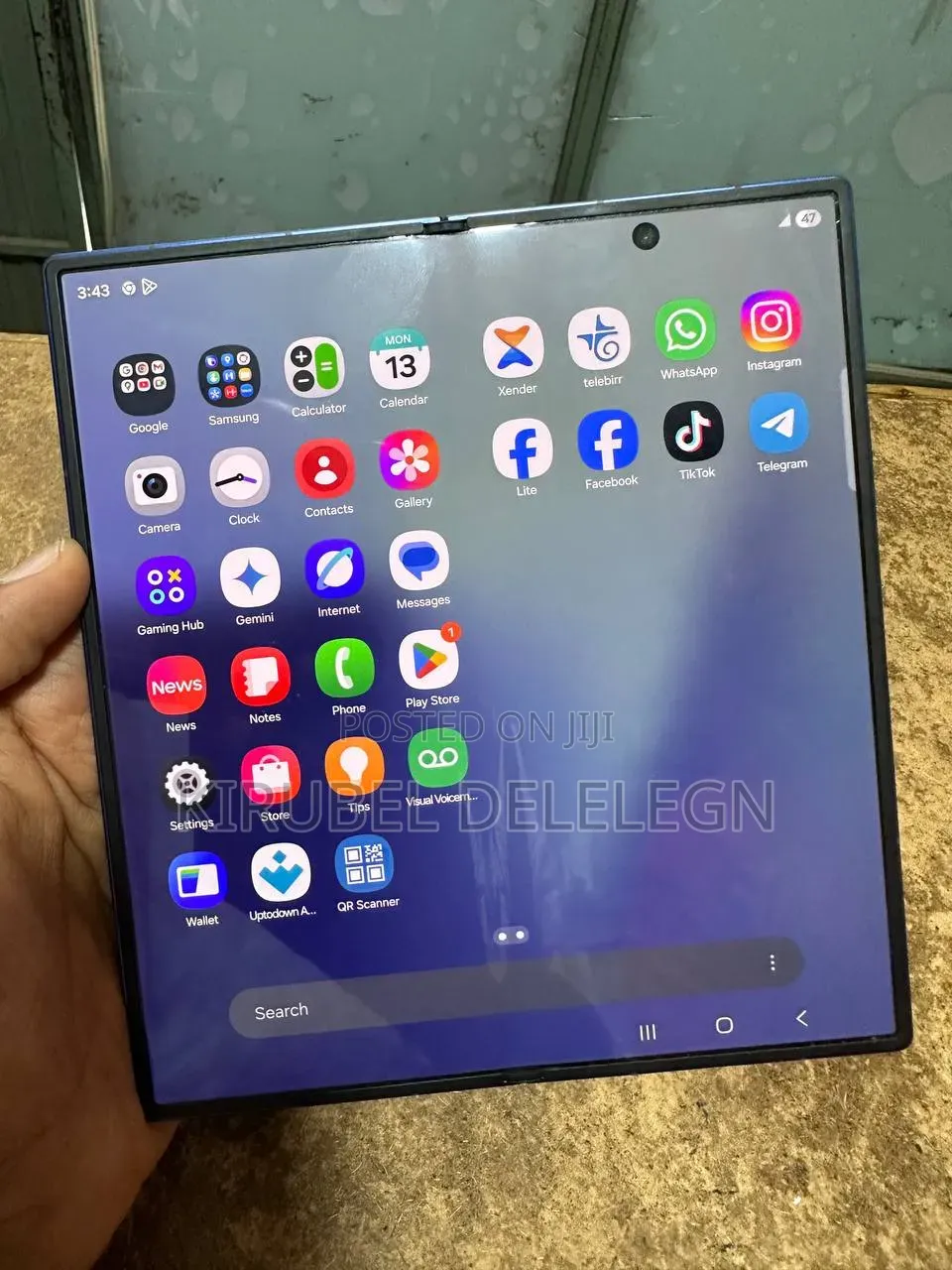 New Samsung Galaxy Z Fold7 256 GB Blue