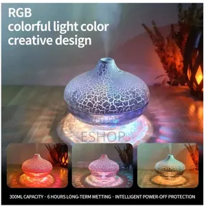Mini Usb Humidifier Mood Light – 300ml, 6h Runtime, Crackle Effect