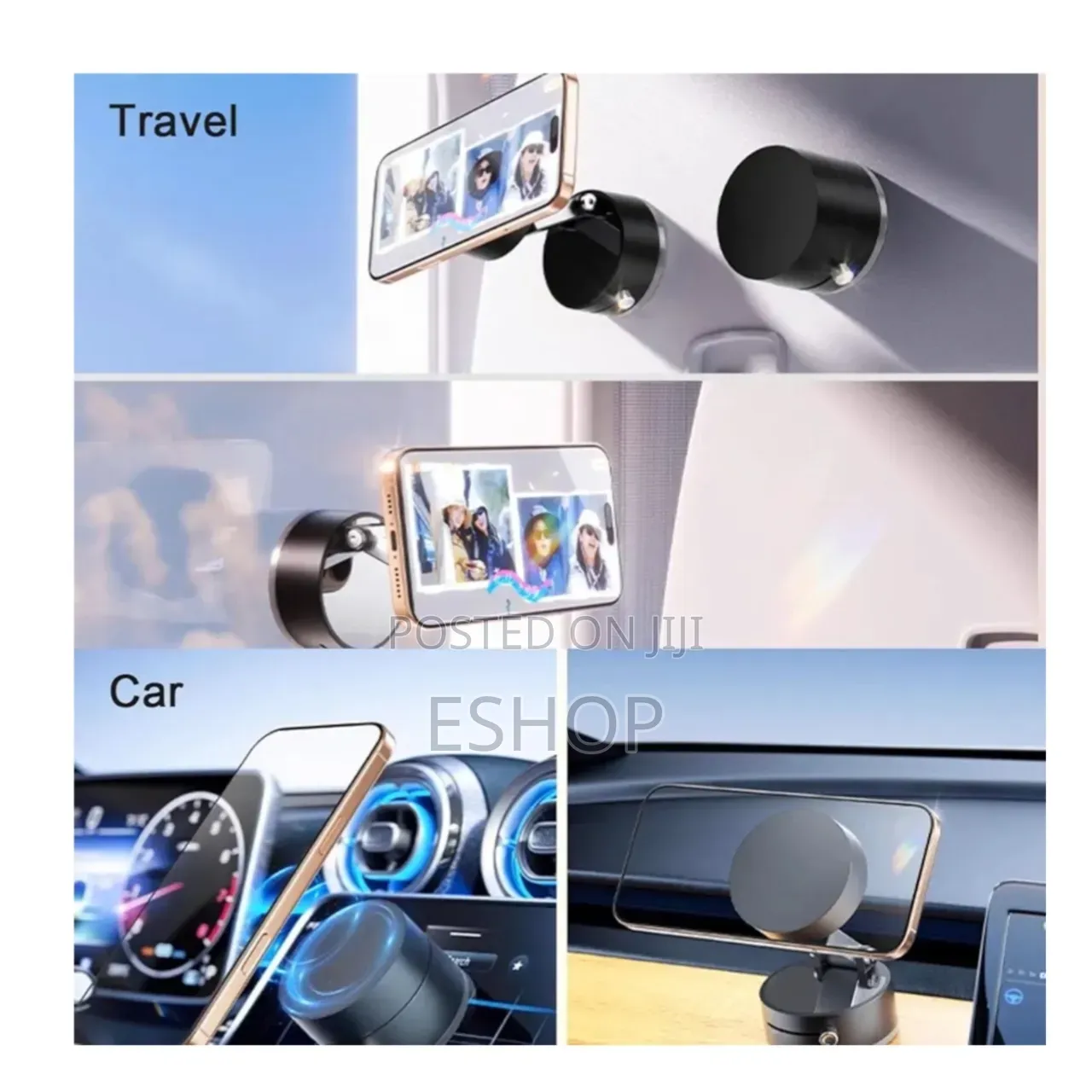 Universal Smartphone Holder With Locking Vacuum Base