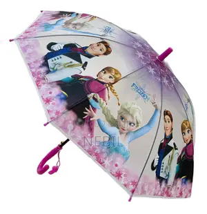 Frozen Elsa Anna Cartoon Umbrella for Girls
