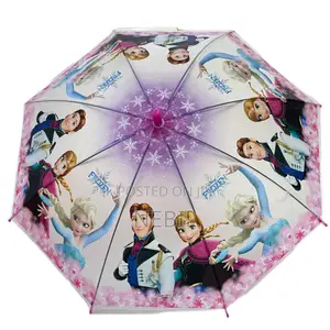 Frozen Elsa Anna Cartoon Umbrella for Girls
