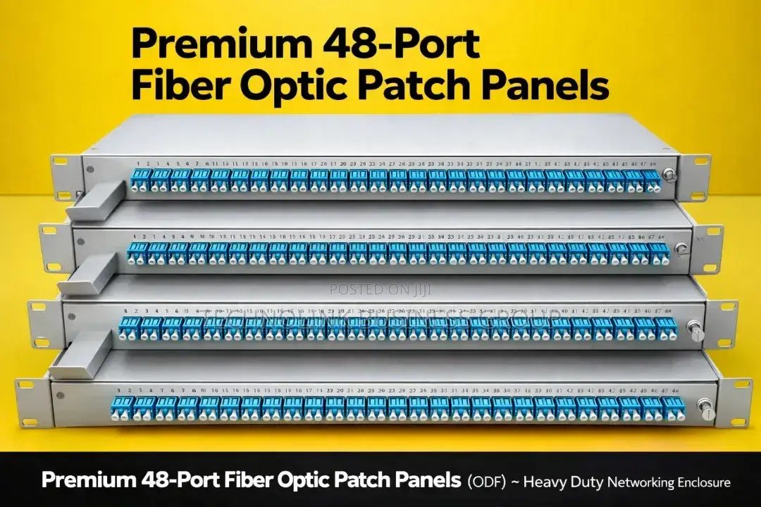Premium 48-Port Fiber Optic Patch Panel (Odf) | 1u Rackmount