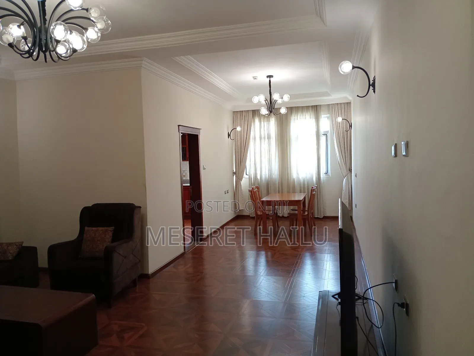 Furnished 2bdrm Apartment in Kazanches, Bole for rent