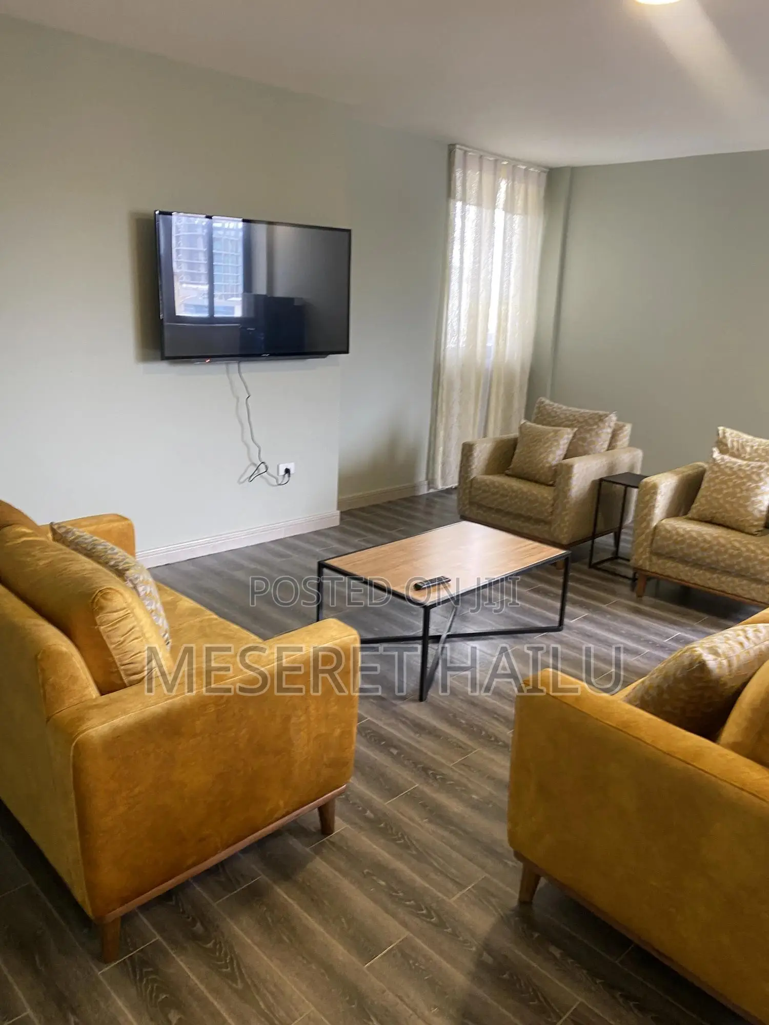 Furnished 1bdrm Apartment in Bole for rent