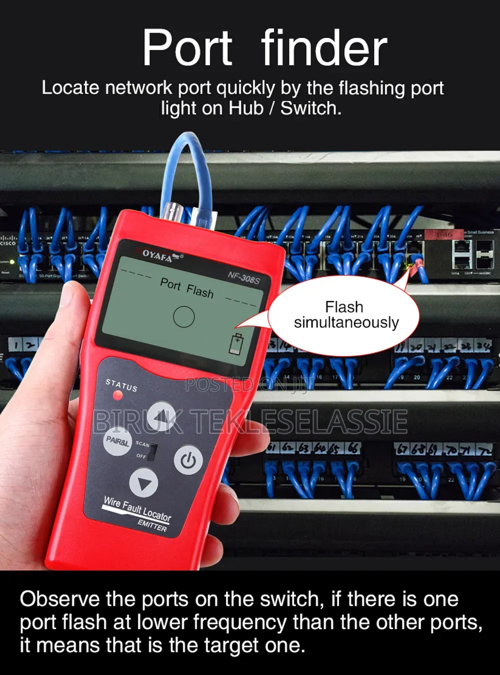 Noyafa Nf-308 Lan Cable Tester Telephone Wire Tracker