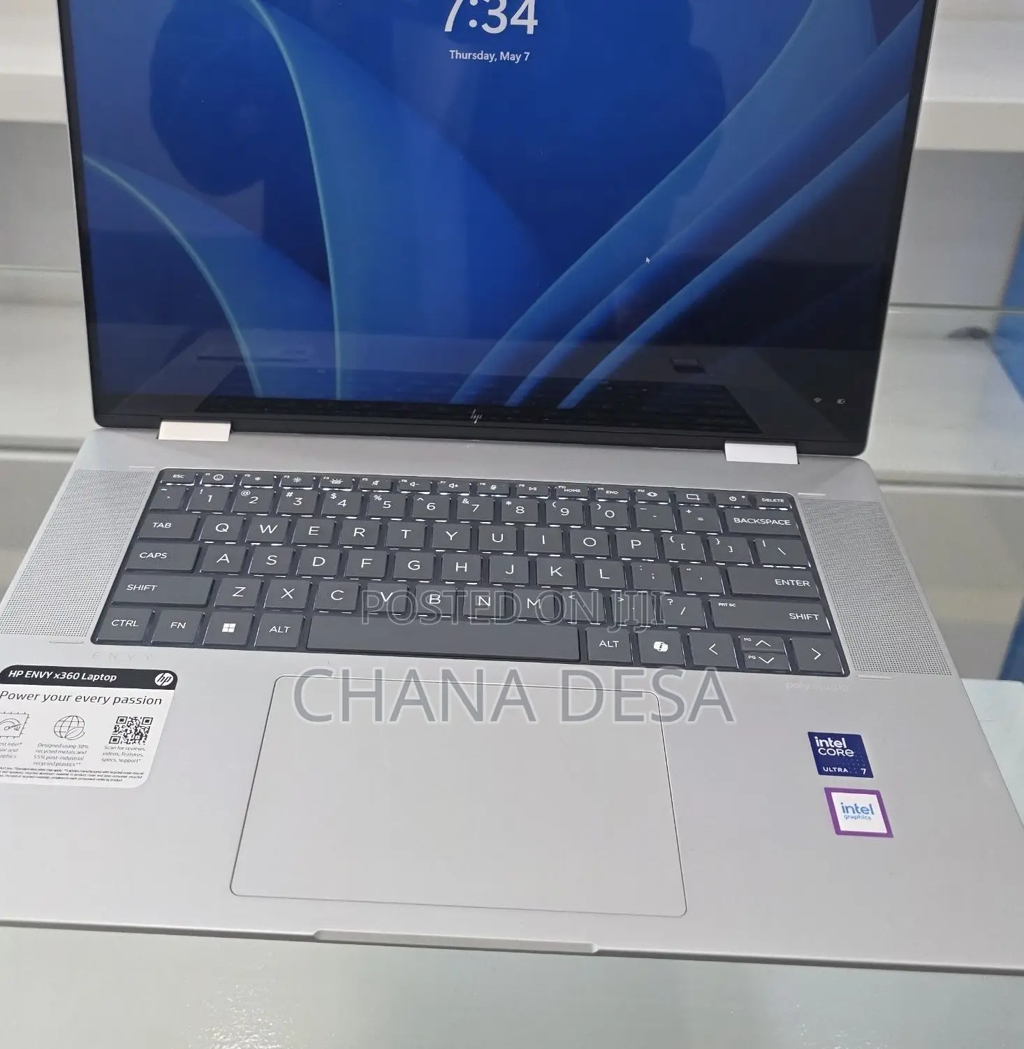 New Laptop HP Envy 15 16GB Intel Core Ultra 7 SSD 1T