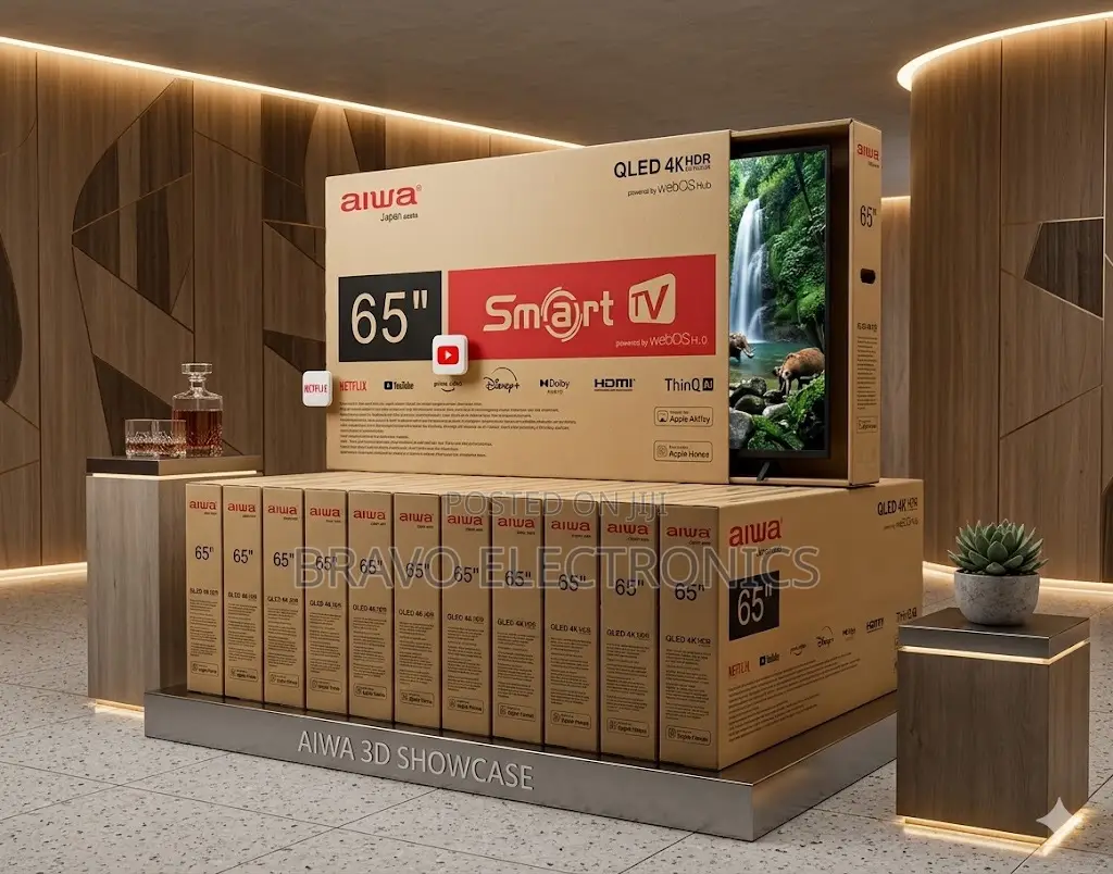 Aiwa 65” Qled Webos Hub Smart Tv – Premium Entertainment Experience