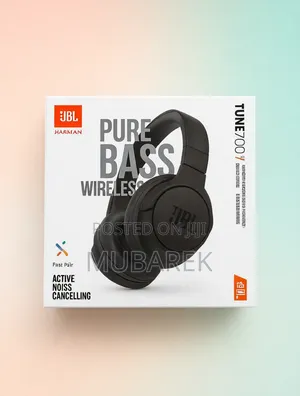 JBL Tune 700bt Black: Kabellose Over-Ear Kopfhörer Anc