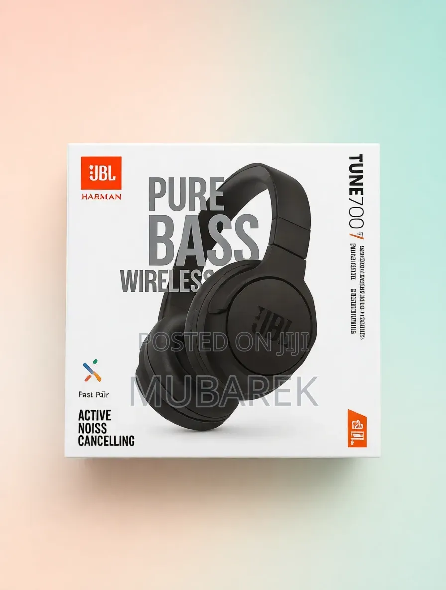 JBL Tune 700bt Black: Kabellose Over-Ear Kopfhörer Anc