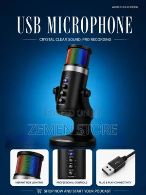 Usb Microphone Crystal Clear Pro Recording