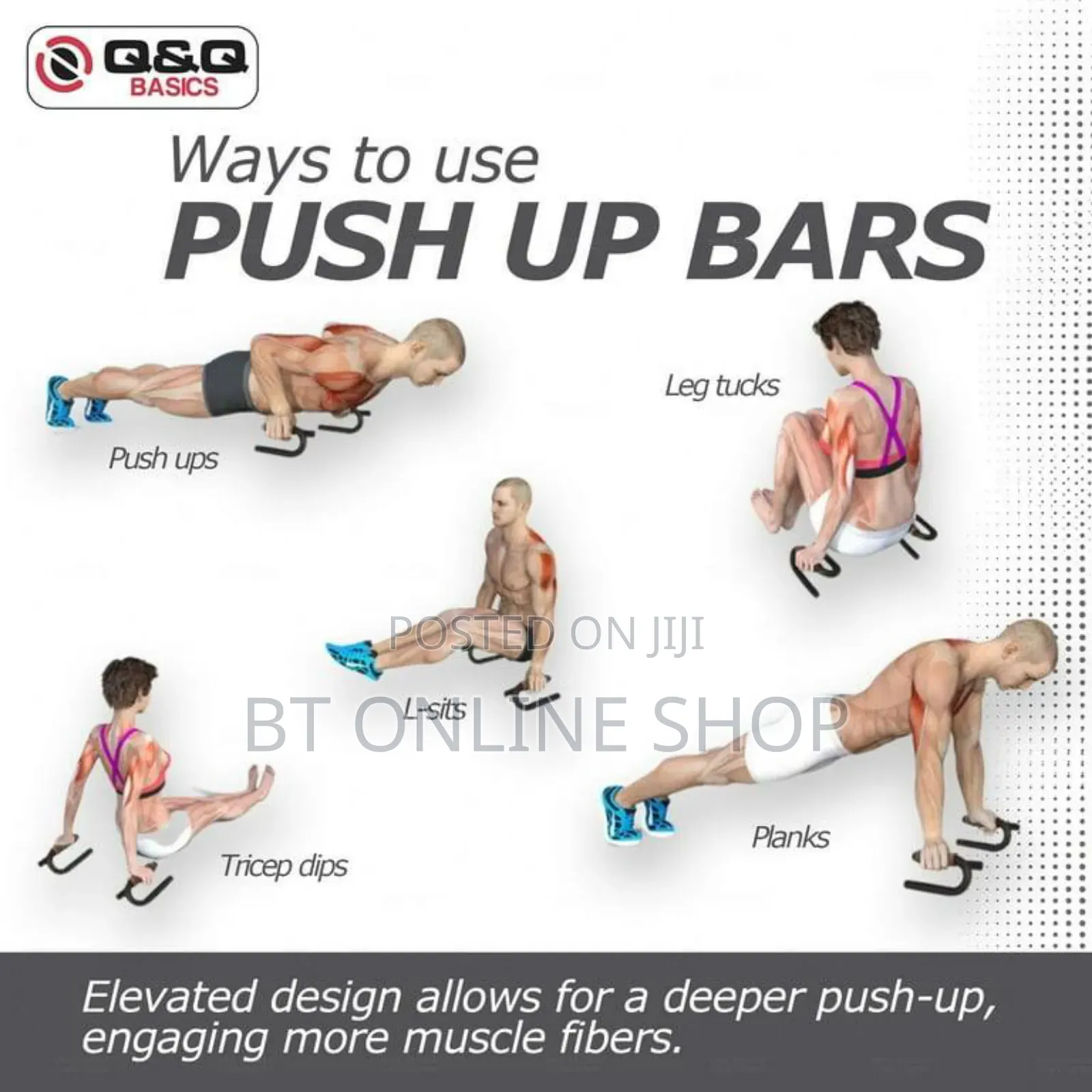S-Type Push-Up Bar