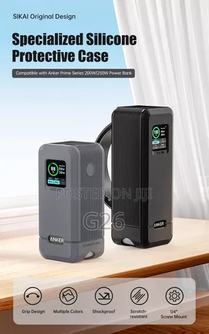 Anker Power Bank Silkai Protective Cover 250w Gray
