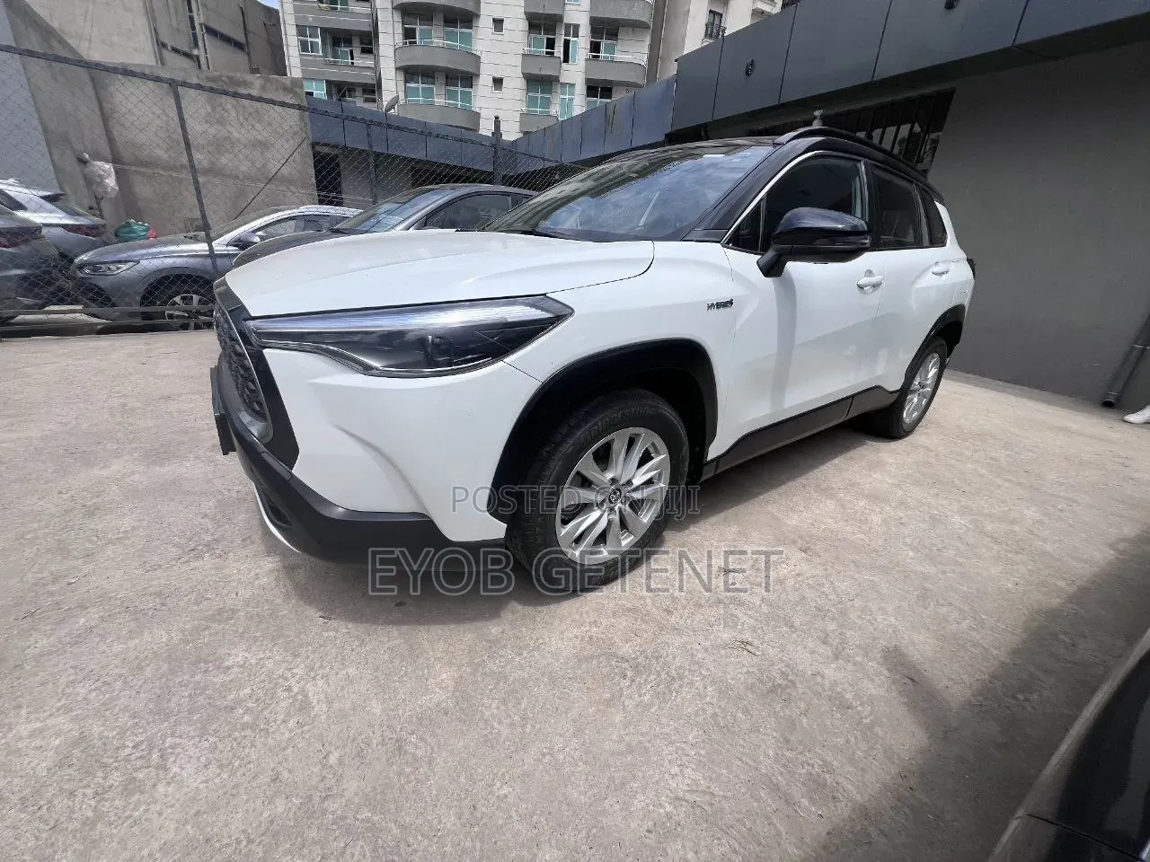 New Toyota Corolla Cross Hybrid 2023 White