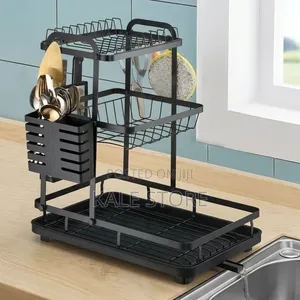 Tier Dish Drainer Storage Rack
