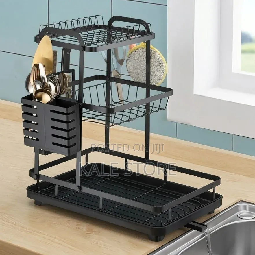 Tier Dish Drainer Storage Rack