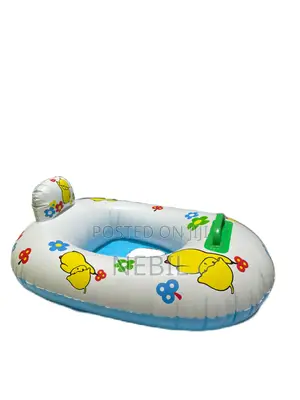 Baby Inflatable Seat Float With Backrest Safety Leg Hol