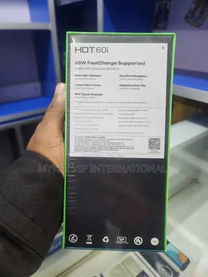 New Infinix Hot 60i 128 GB Black