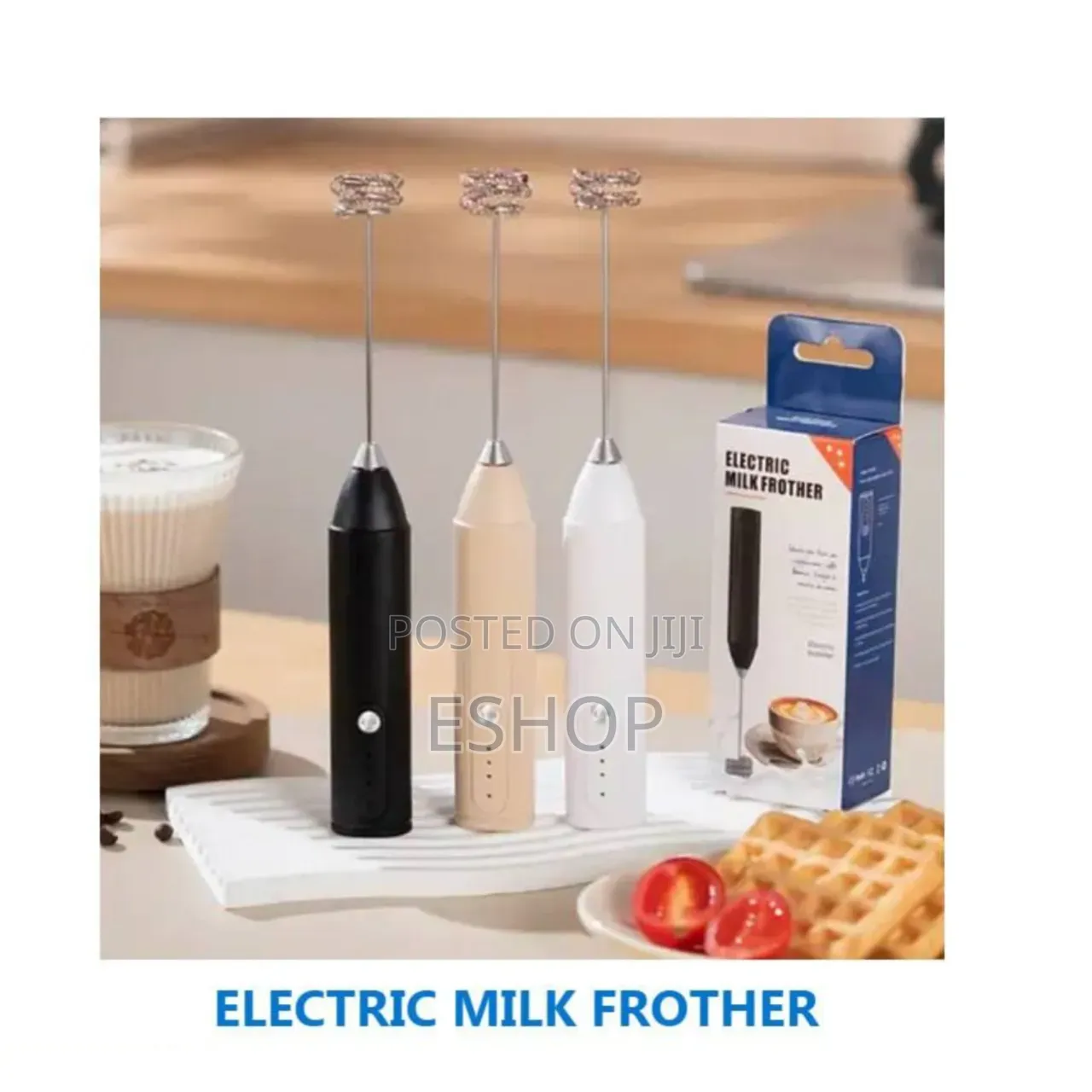 Portable Milk Bubble Machine – Rechargeable, No Dead Angle Mixing
