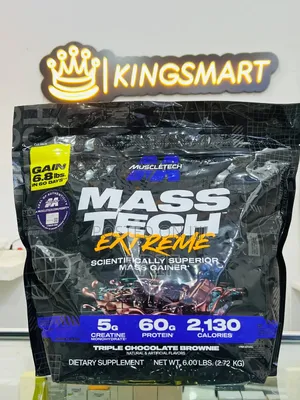 Masstech Extreme Mass Gainer Dietary Supplement 2.72kg