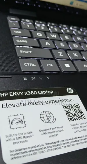 New Laptop HP Envy X360 8GB AMD Ryzen 5 SSD 256GB