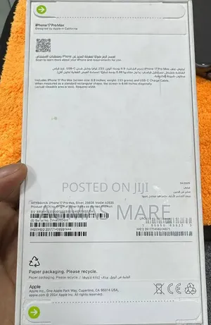 New Apple iPhone 17 Pro Max 256 GB Silver