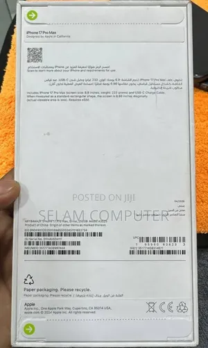 New Apple iPhone 17 Pro Max 256 GB Silver