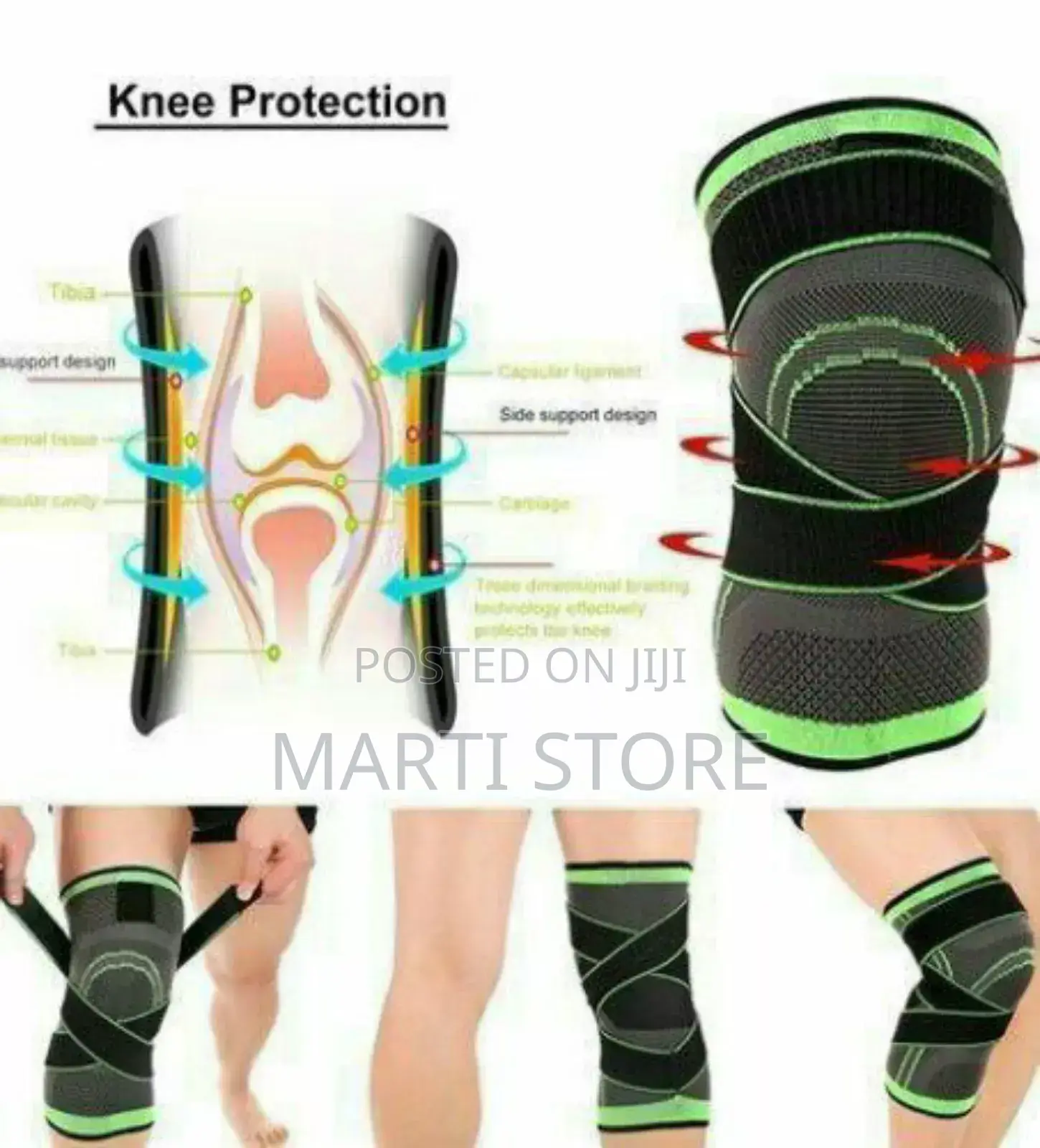 1 PCS Leo Star Knee Support Belt