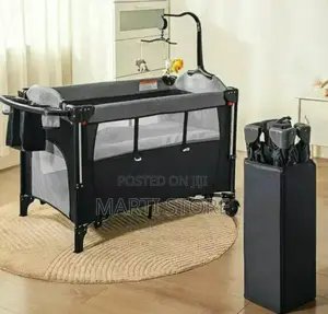 Baby Playpen Bedside Crib Sleeping Crib Drop Side Travel Cot Baby Bed