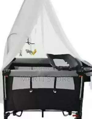 Baby Playpen Bedside Crib Sleeping Crib Drop Side Travel Cot Baby Bed